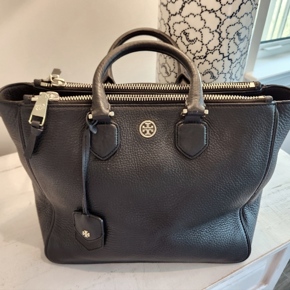 Tori Burch Classic Black Handbag